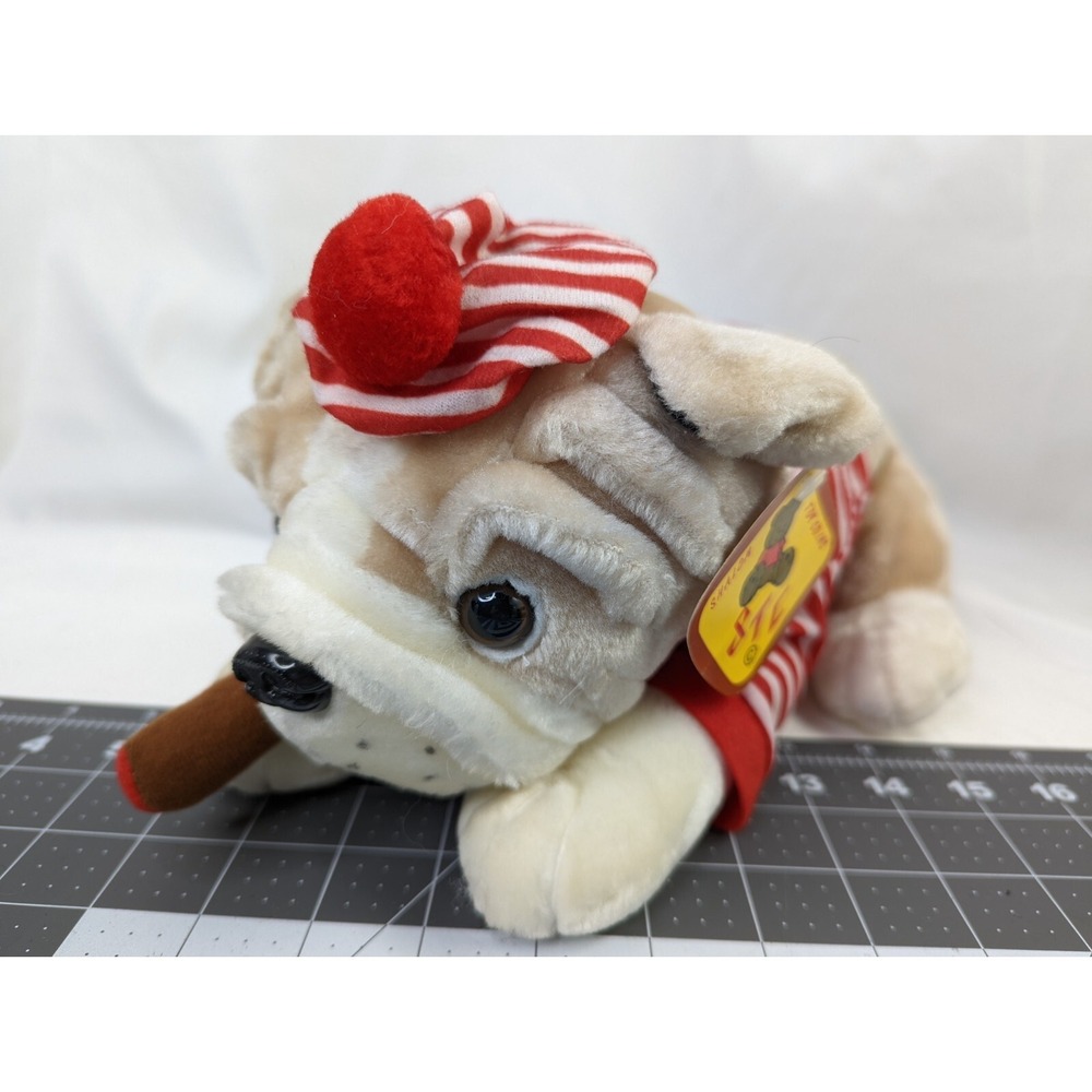 Shalom Toy‎ Co Bulldog Plush 13 Inch Dog Stuffed Animal Toy